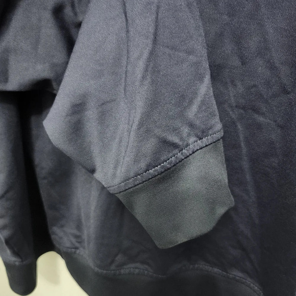 Footjoy men's pullover quarter zip top size XL navy blue long sleeve - Picture 4 of 7